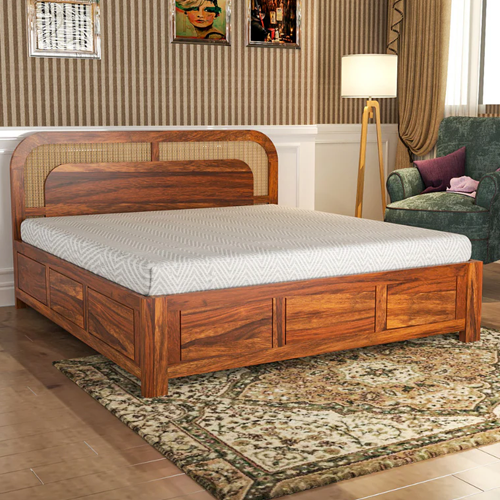 Naira Solid Wood Sheesham Bed